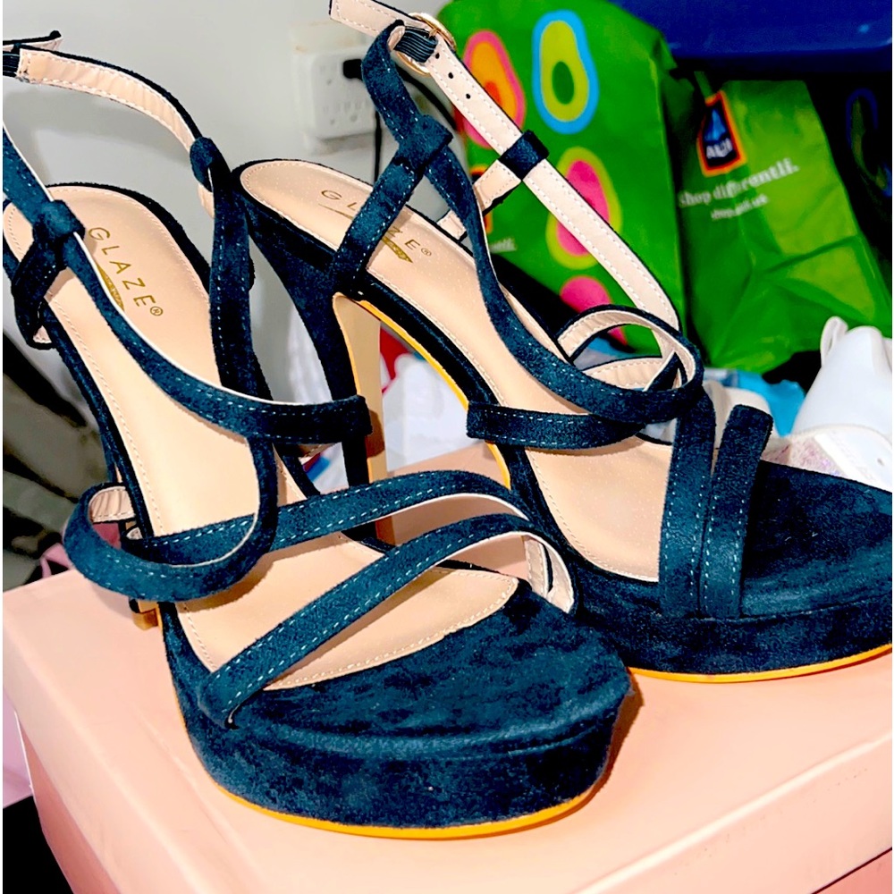 Dark green heels